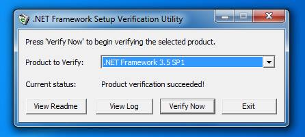 Как проверить корректность установки фреймворка .Net в Windows?