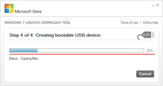 Как записать Windows 7 на флешку с помощью Windows USB/DVD Download Tool